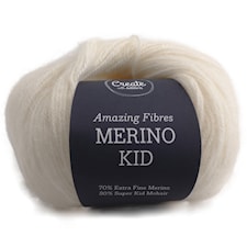 Adlibris, Merino Kid, 50 g, White A492