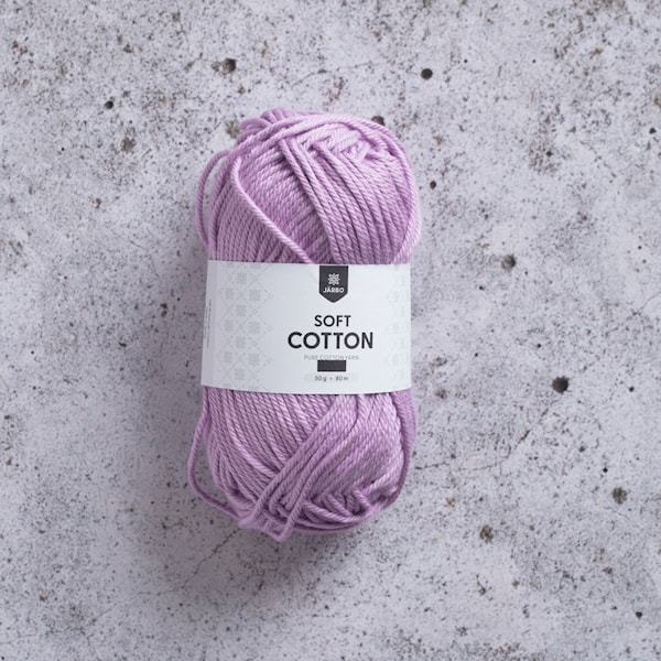 Soft Cotton Bomullsgarn 50 g Syren (8827) Järbo