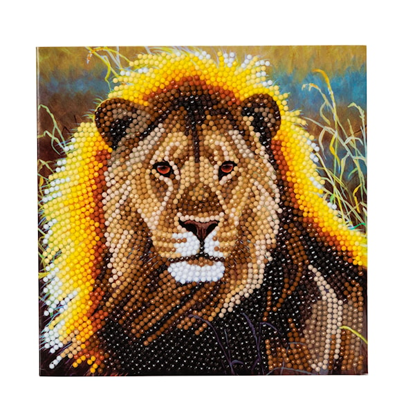 Crystal Card Kit Resting Lion Craft Buddy