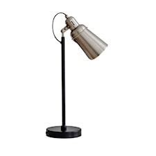 Day Home Janitor Bordslampa Höjd 57 cm, Lampskärm Längd 23 cm Black/Silver