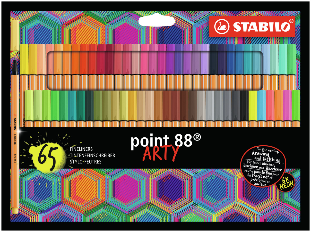 Fineliner Point 88 Arty 65-pack STABILO Online | Adlibris