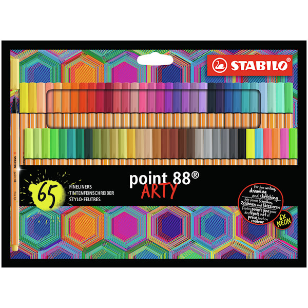 Fineliner Point 88 Arty 65-pack STABILO