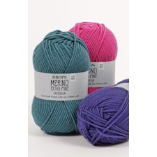 Merino Extra Fine Mix Garn Merinouil 50 g Ljusgrå (05) Drops