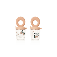 Miranda Food Feeder 2-Pack Peach/Sea Shell Liewood