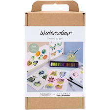 DIY Kit Akvarell Fjärilar & Monster Lærke Egefjord x Creativ Company