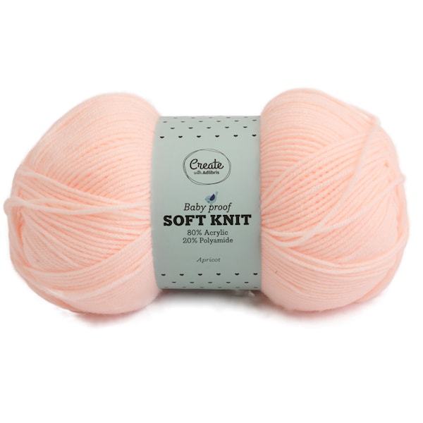 Adlibris Soft Knit 100g Apricot A328