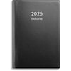 Kalenteri 2026 Exclusive musta muovikansi 83x127 mm Burde