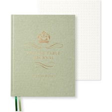 Coffe Table Journal Royal 25,5 x 20 cm Green Leaf 256 sivua Paperstyle