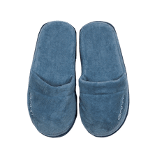 GANT Home Light Velour Tofflor 100% Bomull S Waves