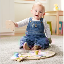 Puslespill med store knotter, Bondegård, Melissa & Doug