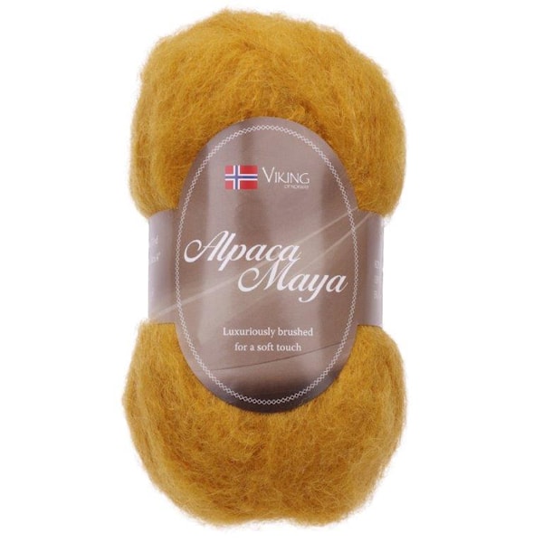 Viking of Norway Alpaca Maya Garn Alpackamix 50g Ockragul 745