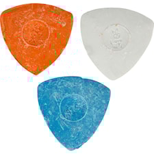 Skräddarkrita triangel 5,5 cm blå, röd, vit 3-pack
