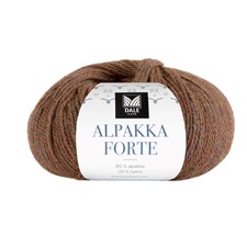 Alpakka Forte 50 g Brun melert Dale Garn