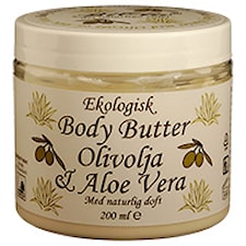 BiOliv Body Butter Olivolje/Aloe Vera ØKO, 200ml