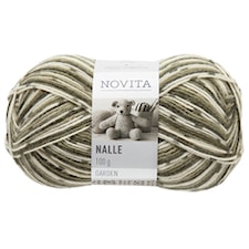 Novita, Nalle Garden, Garn, Ullmiks, 100 g, Skjegglav 843