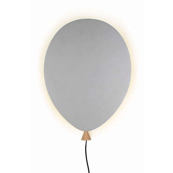 Globen Lighting Balloon Vägglampa B 25 D 4 H 35 cm Grå Ask Globen Lighting AB Globen Lighting Balloon Vägglampa B 25 D 4 H 35 cm Grå Ask Globen Lighting AB
