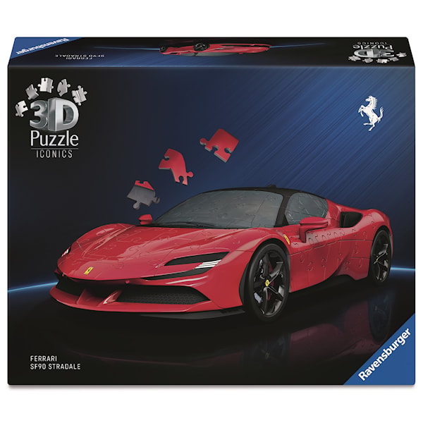 Ferrari SF 90 Stradale 3D-Pussel 108 Bitar, Ravensburger
