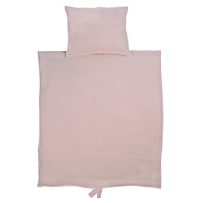 Vega Muslin Bäddset 70 x 80 cm Powder Pink Oh, Poppy!