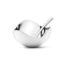 Saltkar med skje, Bloom, 7 cm, Georg Jensen