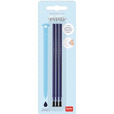 Täyttöpakkaus Erasable gel pen -kynille, 3 kpl, sininen