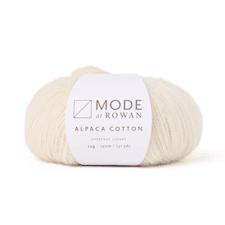 Alpaca Cotton sekoitelanka, 50 gr Snowflake 014, Mode at Rowan