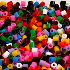 Putkihelmet, koko 5x5 mm, aukon koko 2,5 mm, 30000 laj., perusvärilajitelma