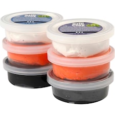 Silk Clay®, valkoinen, oranssi, musta, halloween, 6x14g