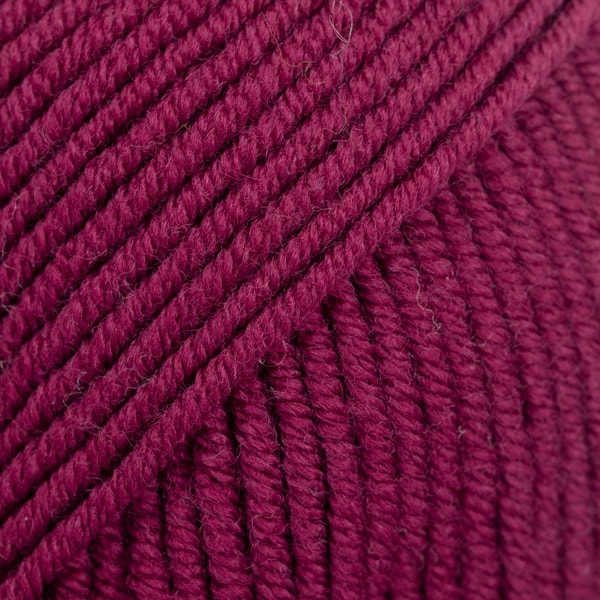 Merino Extra Fine Uni Colour Garn Merinoull 50 g Mørk lyng 35 Drops