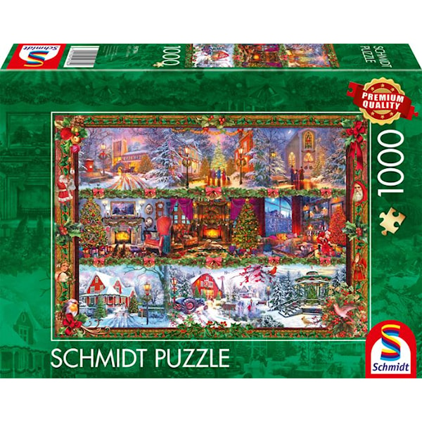 Season´s Greetings Pussel 1000 bitar, Schmidt