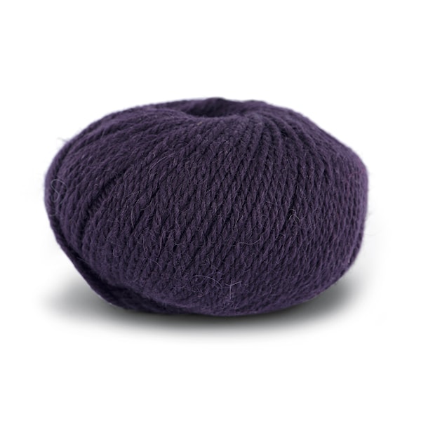 Knit At Home Chunky Alpaca Wool Ullmix 50 g Mørk Lilla 619