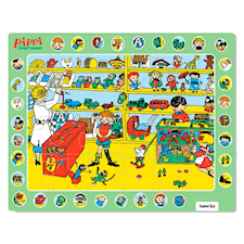 Rammepuslespill Pippi Langstrømpe 24 brikker, Barbotoys