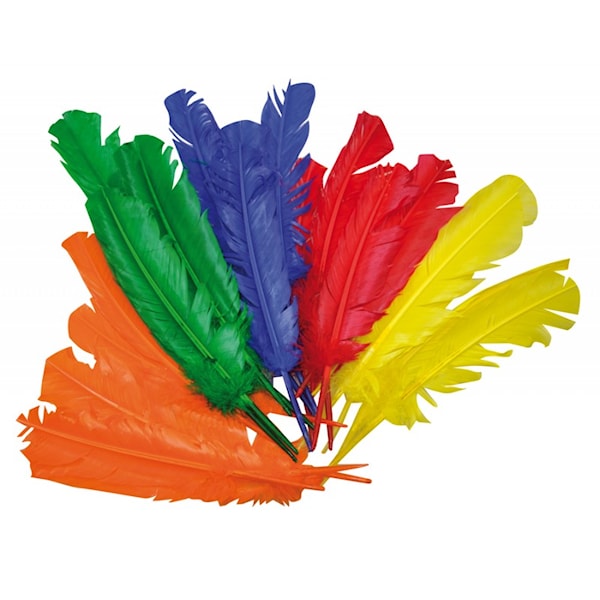 Playbox, Indianfjädrar, 25st, ca 30cm