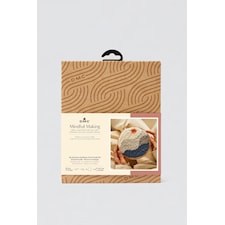 Punch needle kit med bergsmotiv 15 x 15 cm DMC Mindfulness