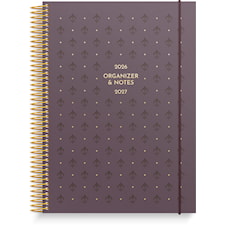 Kalender Organizer & Notes 26/27 vinröd Burde