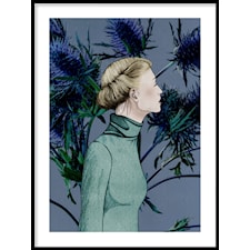 Kvinna och tistel Poster30x40cm
