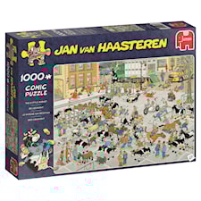 Jan van Haasteren, The Cattle Market, Puslespill, 1000 brikker