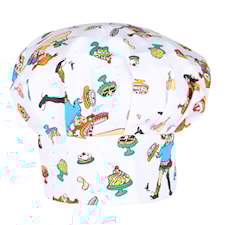 Pippi Bakar Kockmössa Vit Pippi Långstrump