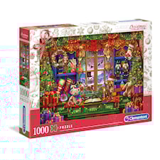 Ye Old Christmas Shoppe Julpussel 1000 bitar Clementoni