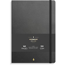 Anteckningsbok B5 Black Deluxe Linjerad Burde