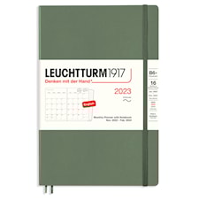 Kalender 2023 B6 16m. Olive Leuchtturm1917