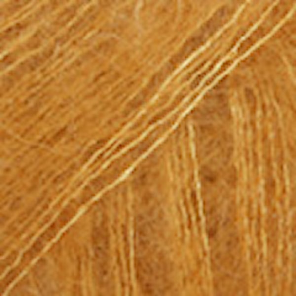 Kid- Silk Garn Uni Colour 25 g Curry 30 Drops