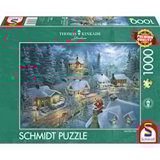 Santas Silent Night Julpussel 1000 Bitar Schmidt