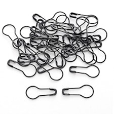 Stickmarkörer i metall 80 st, svart