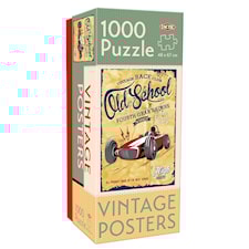 Pussel 1000 Bitar Vintage Old School Gear Racers, Tactic