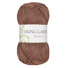 Bamboo Garn Bomullsmix 50 g Ljusbrun 619 Viking Garn
