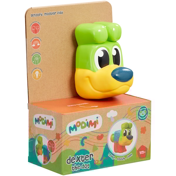 Modimi Byggesett Hund Dexter 4 Deler -  Byggeklosser - Plast
