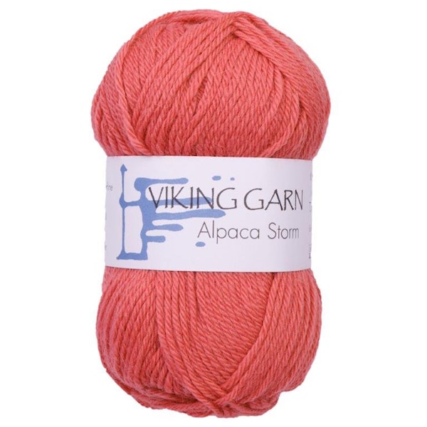 Viking of Norway Alpaca Storm Garn Alpackamix 50g Korall 557