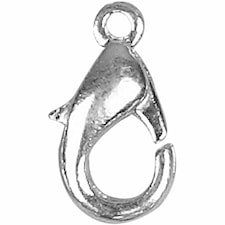 Karbinhake 12 mm Silverpläterad 5 st