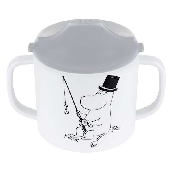 Mummitrollet Vann & Bad Pipemugg Grå Rätt Start