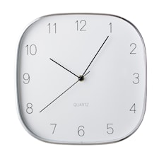 Bloomingville Väggklocka Aluminium Diameter 29 cm, Höjd 4 cm Silver